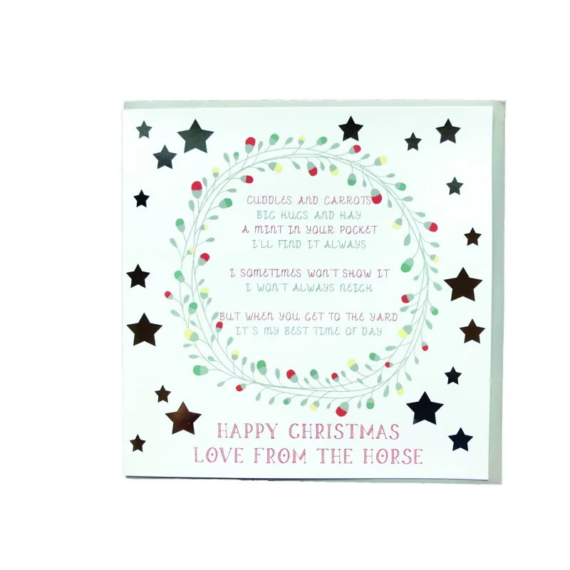 Gubblecote Christmas Card Cuddles and Carrots